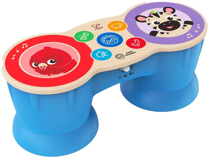 Dziecięce muzyczne bębenki Hape 2 w 1 (800898) - Zdjęcie 1 Dziecięce muzyczne bębenki Hape 2 w 1 (800898) - obraz 1