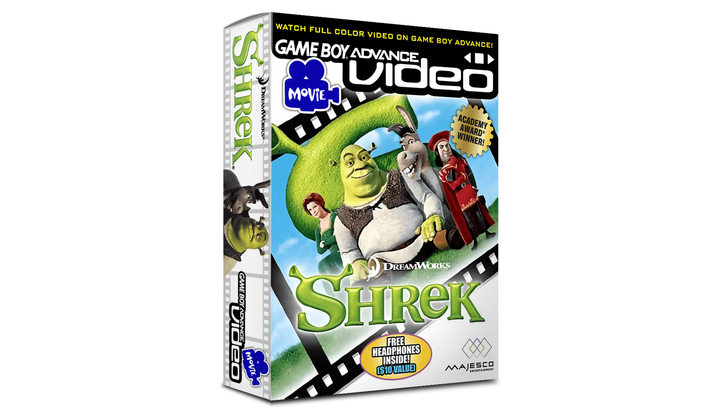Фильм Nintendo Game Boy Advance Video DreamWorks Shrek Английская Версия Б/У - изображение 2