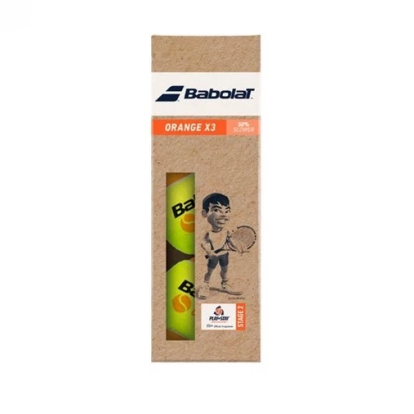 М'ячі для тенісу Babolat Orange paper pack 3 balls (1000-501107-113) - Фото 1 М'ячі для тенісу Babolat Orange paper pack 3 balls (1000-501107-113) - зображення 1