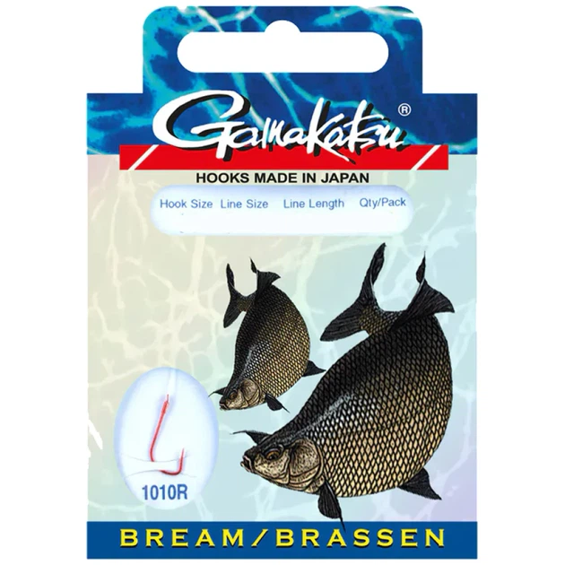 Готовый поводок Gamakatsu Bream 1010R №16-0.12mm 100cm (10шт/уп) - Фото 1 Готовый поводок Gamakatsu Bream 1010R №16-0.12mm 100cm (10шт/уп) - изображение 1