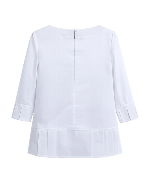 Блузка для девочки Sly 131/S/19 белый 134 - Фото 4 Блузка для девочки Sly 131/S/19 белый 134 - изображение 4