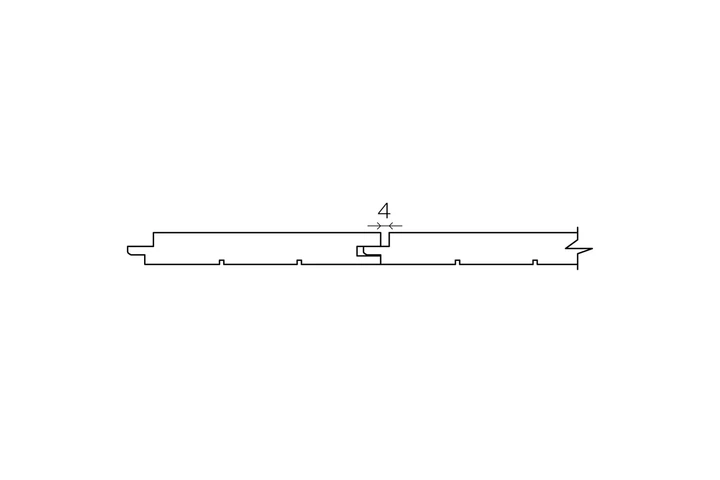 Вагонка Greus STS4 15x140х2100-2400 мм из осины для бани сауны и интерьера - изображение 3