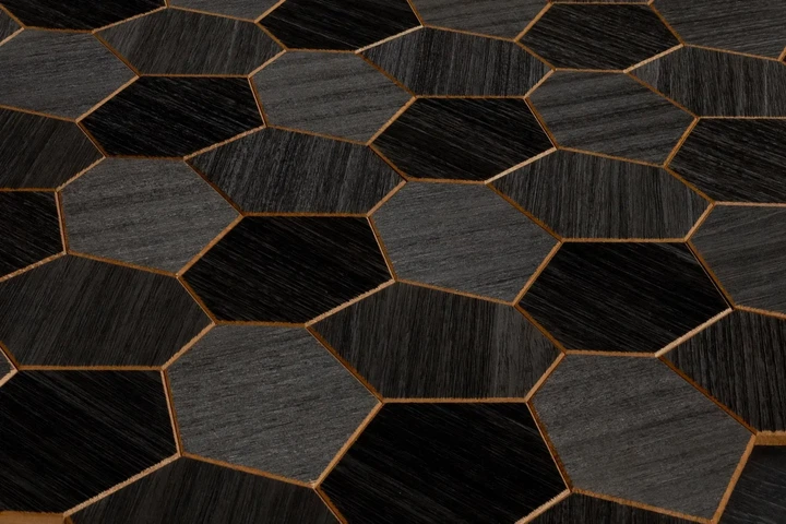 Декоративная панель Royal Thermo Black 0.145 м² из натурального термоабаш - Фото 2 Декоративная панель Royal Thermo Black 0.145 м² из натурального термоабаш - изображение 2