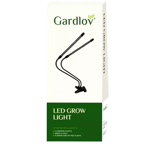 Лампа для вирощування рослин світлодіодна водонепроникна 2 панелі 9W USB 2 шт Gardlov HE0693 - зображення 6
