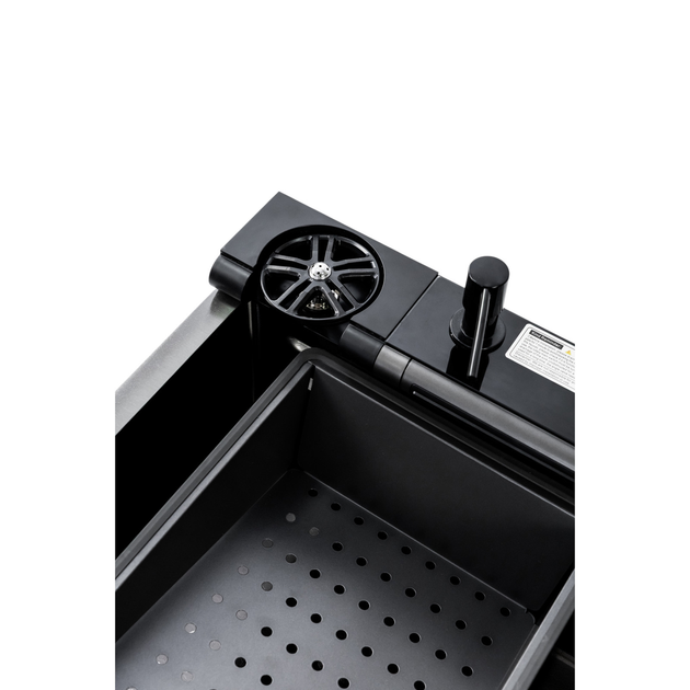 Кухонна мийка багатофункціональна Zerix ZH7546-SET-05 Decor Graphite з вбудованим змішувачем з нерж.сталі - Фото 6 Кухонна мийка багатофункціональна Zerix ZH7546-SET-05 Decor Graphite з вбудованим змішувачем з нерж.сталі - зображення 6