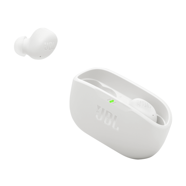 Навушники TWS JBL Wave Buds 2, ANC, IP54, BT5.3, 49/550mAh, 10h, White (JBLWBUDS2WHT) - зображення 2