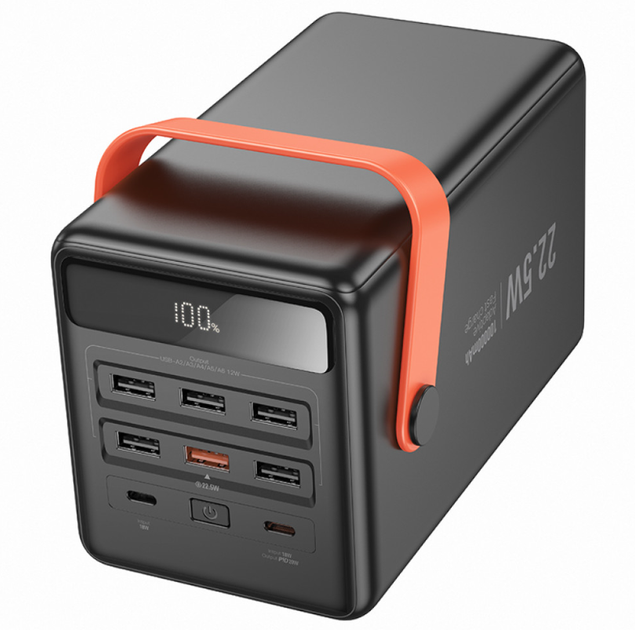 УМБ Power Bank Hoco J142 Surpass 100000mAh с фонарём, 22.5W + PD20W - изображение 6