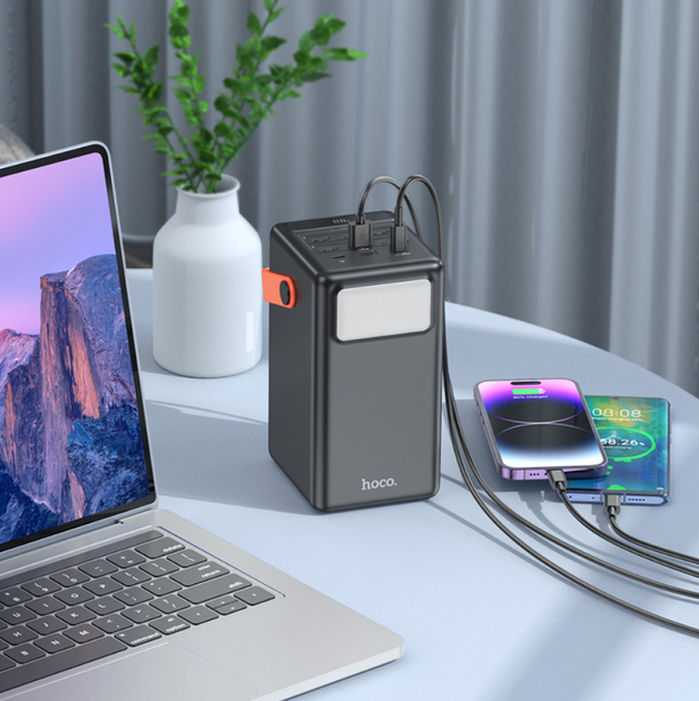 УМБ Power Bank Hoco J142 Surpass 100000mAh с фонарём, 22.5W + PD20W - изображение 7