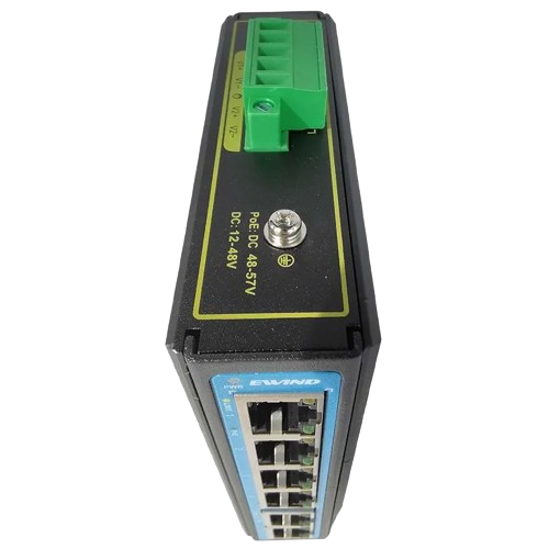Коммутатор Ewind EW-PIS1706FE неуправляемый настольный 6 портов 48-57В DC - изображение 4