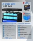 Акумулятор DC HOUSE LiFePO4 12В 100A 1280 Вт/год Bluetooth - изображение 6