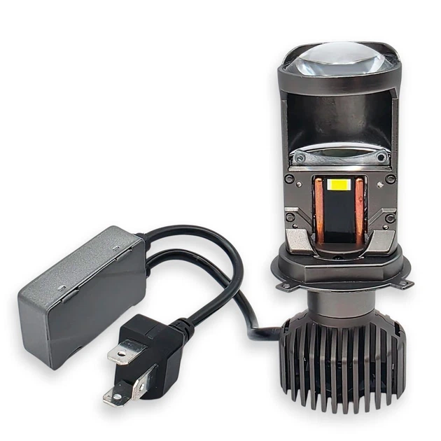 Світлодіодні Bi-LED лінзи T500 H4 150W 16000Lm 5000K, комплект 2 шт. (35876) - зображення 7
