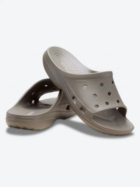 Чоловічі шльопанці Класік Оливкові Crocs Saturday Slide Dusty Olive (50/51, оливковий) - изображение 2