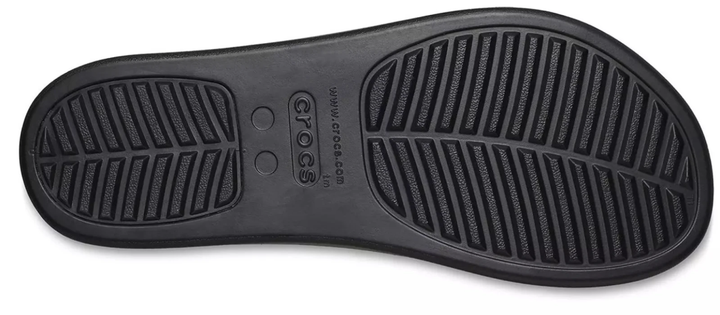 Жіночі в'єтнамки для пляжу Crocs Brooklyn Flip Black (36-37, чорний) - Фото 3 Жіночі в'єтнамки для пляжу Crocs Brooklyn Flip Black (36-37, чорний) - изображение 3