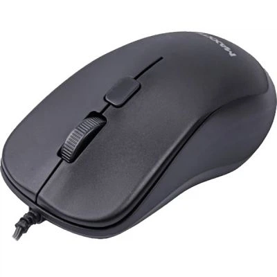 Мишка Maxxter (Mc-3B01) USB Black (Mc-3B01) - зображення 2