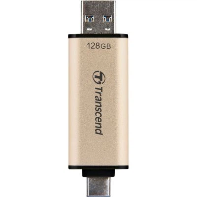 USB флеш накопичувач Transcend 128GB JetFlash 930 Gold-Black USB 3.2/Type-C (TS128GJF930C) - Фото 5 USB флеш накопичувач Transcend 128GB JetFlash 930 Gold-Black USB 3.2/Type-C (TS128GJF930C) - зображення 5