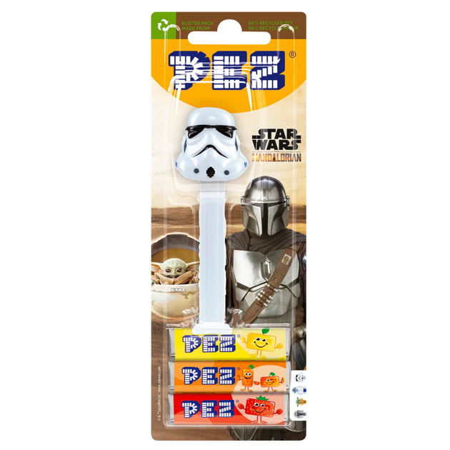 Конфеты PEZ Star Wars Dispenser Stormtrooper та фруктовими драже 25,5 г - Фото 1 Конфеты PEZ Star Wars Dispenser Stormtrooper та фруктовими драже 25,5 г - изображение 1