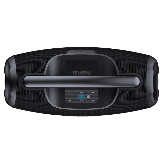 Портативна Bluetooth-колонка SVEN PS-990 180 Вт IPX7 з RGB-підсвічуванням чорна - зображення 5