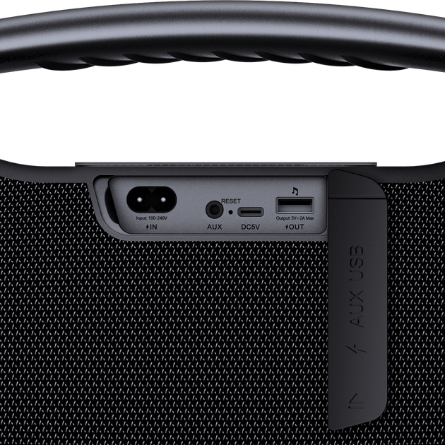 Портативна Bluetooth-колонка SVEN PS-990 180 Вт IPX7 з RGB-підсвічуванням чорна - зображення 10