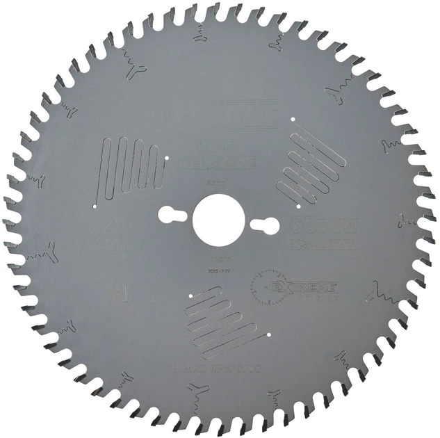 Tarcza pilarska DeWalt Extreme Workshop 60T 250 x 30 mm DT4217-QZ (5035048080399) - obraz 2