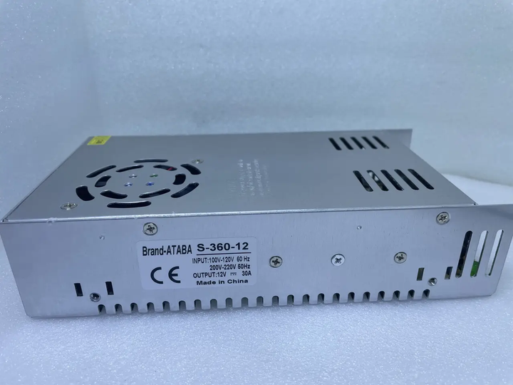 Блок питания адаптер 12V 30А металл - изображение 2