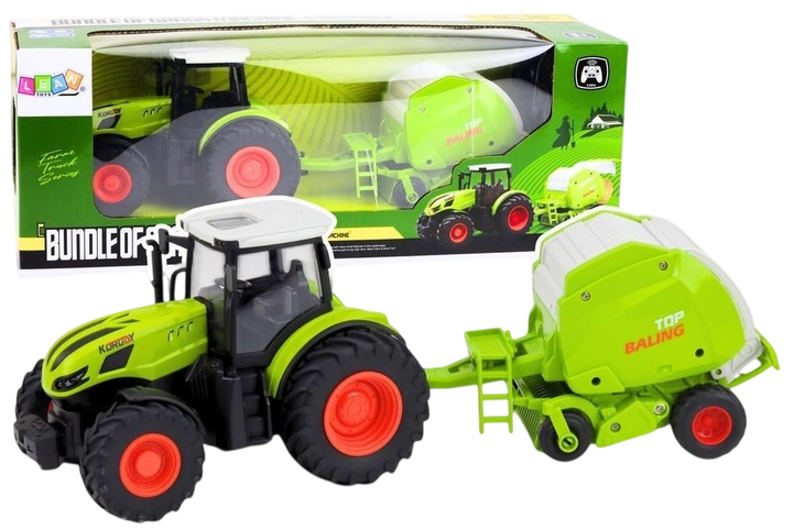 Трактор LEAN Toys Радіокерований із тюкопресом на пульті (PAW*01715) (5905991081586) - Фото 1 Трактор LEAN Toys Радіокерований із тюкопресом на пульті (PAW*01715) (5905991081586) - зображення 1