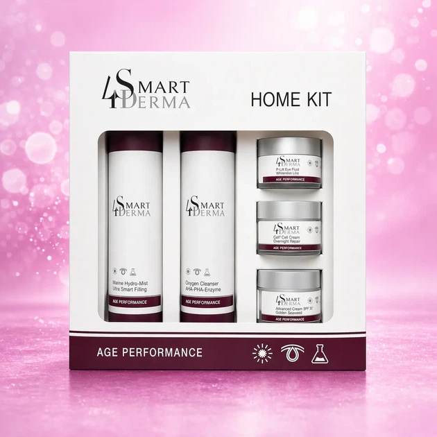 Комплексный антивозрастной набор ухода для лица Smart4Derma Age Performance лифтинг SPF 30 5 средств - Фото 5 Комплексный антивозрастной набор ухода для лица Smart4Derma Age Performance лифтинг SPF 30 5 средств - изображение 5
