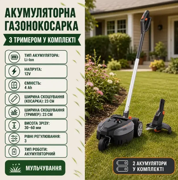 Аккумуляторная мульчирующая газонокосилка Yard Force iFlex - изображение 5