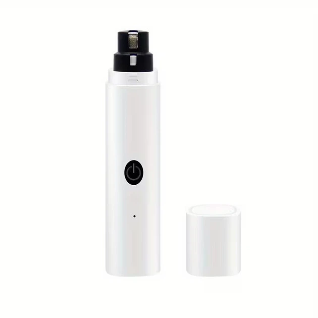 Электрическая пилка для когтей животных MIAOQUANJI, с LED-подсветкой, USB-аккумуляторная, для собак и котов, белая - Фото 8 Электрическая пилка для когтей животных MIAOQUANJI, с LED-подсветкой, USB-аккумуляторная, для собак и котов, белая - изображение 8