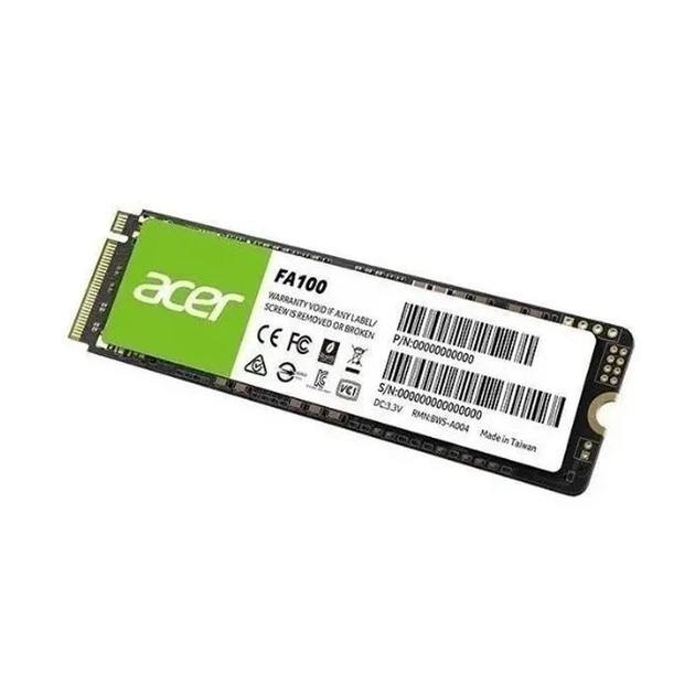 Накопичувач SSD Acer FA100 256GB M.2 2280 BL.9BWWA.118 - Фото 3 Накопичувач SSD Acer FA100 256GB M.2 2280 BL.9BWWA.118 - изображение 3