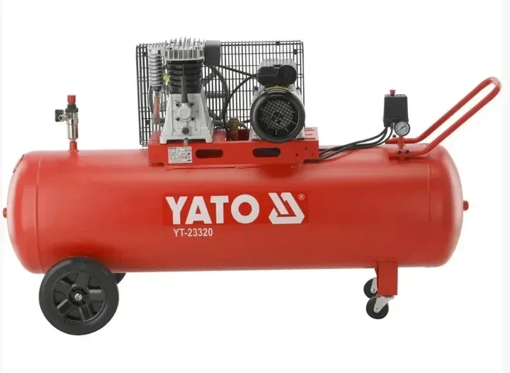 Компрессор воздушный YATO сетевой 200 л 360 л/мин 8 бар 2.2 кВт YT-23320 - изображение 2