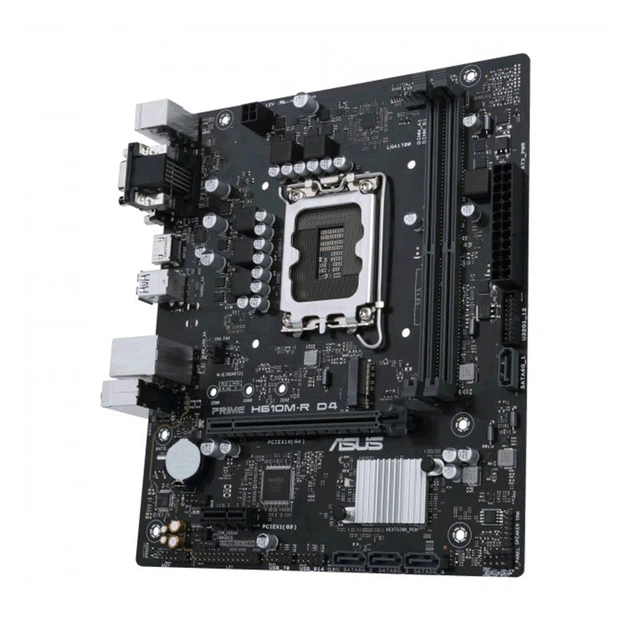Материнская плата ASUS PRIME H610M-R D4-SI (s1700, Intel H610, DDR4, mATX) - изображение 2