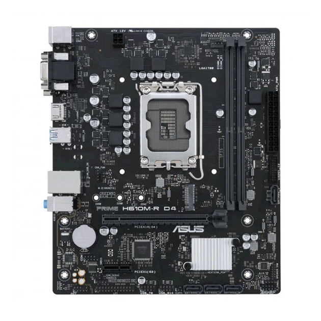 Материнская плата ASUS PRIME H610M-R D4-SI (s1700, Intel H610, DDR4, mATX) - изображение 3