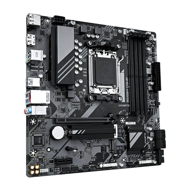 Материнская плата GIGABYTE B650M D3HP (sAM5, AMD B650, DDR5, mATX) - изображение 3