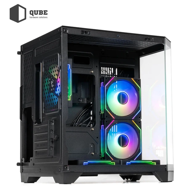 Корпус QUBE CRYSTAL ARGB Black (CRYSTAL_GBNU3) - зображення 8