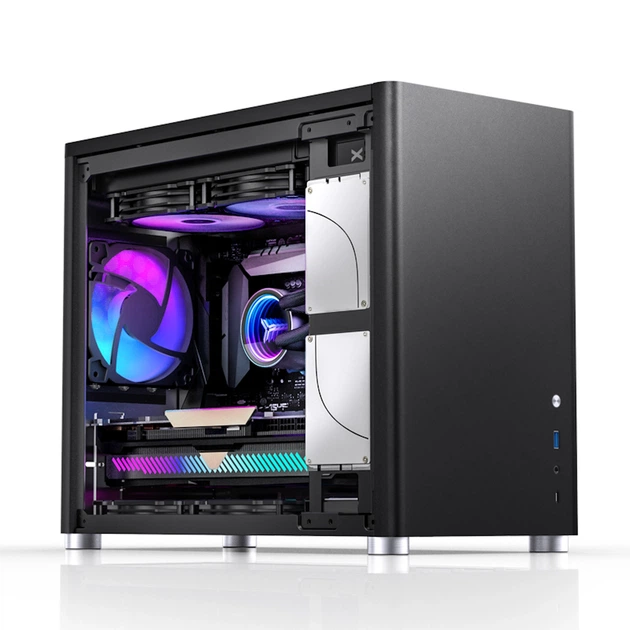 Корпус JONSBO D30 Aluminum Black - Фото 2 Корпус JONSBO D30 Aluminum Black - зображення 2