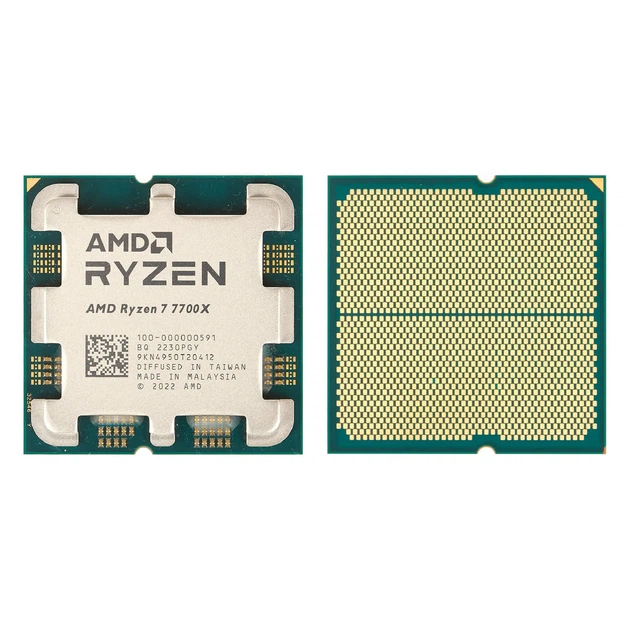 Процессор AMD Ryzen 7 7700X (8C/16T 4.5-5.4GHz 32MB 105W AM5) BOX (100-100000591WOF) - изображение 2