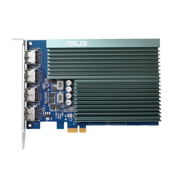 Видеокарта ASUS GeForce GT 730 2GB GDDR5 (GT730-4H-SL-2GD5) - Фото 1 Видеокарта ASUS GeForce GT 730 2GB GDDR5 (GT730-4H-SL-2GD5) - изображение 1