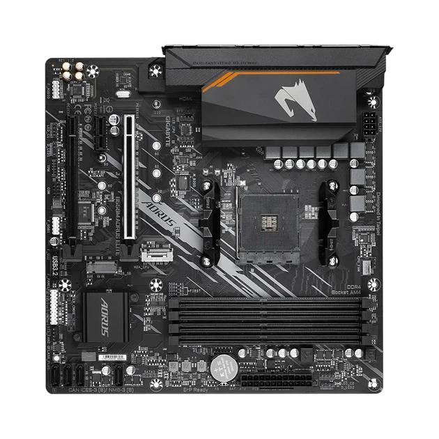 Материнская плата GIGABYTE B550M AORUS ELITE (sAM4, AMD B550, DDR4, mATX) - Фото 4 Материнская плата GIGABYTE B550M AORUS ELITE (sAM4, AMD B550, DDR4, mATX) - изображение 4