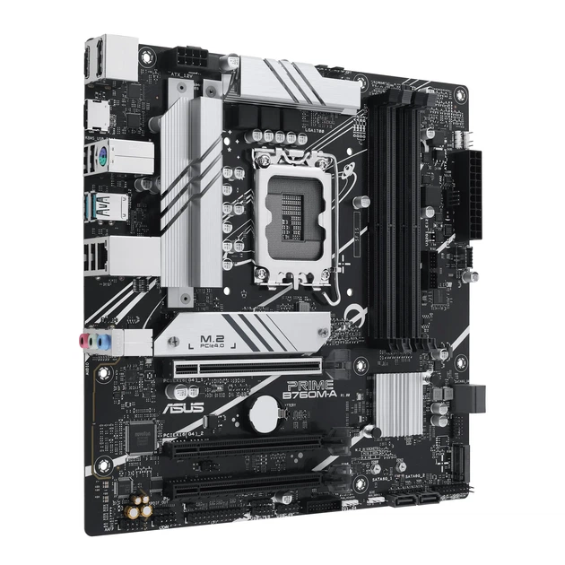 Материнська плата ASUS PRIME B760M-A-CSM (s1700, Intel B760, DDR5, mATX) - зображення 4