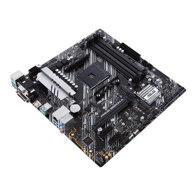 Материнская плата ASUS PRIME B550M-A/CSM (sAM4, AMD B550, DDR4, mATX) - Фото 6 Материнская плата ASUS PRIME B550M-A/CSM (sAM4, AMD B550, DDR4, mATX) - изображение 6