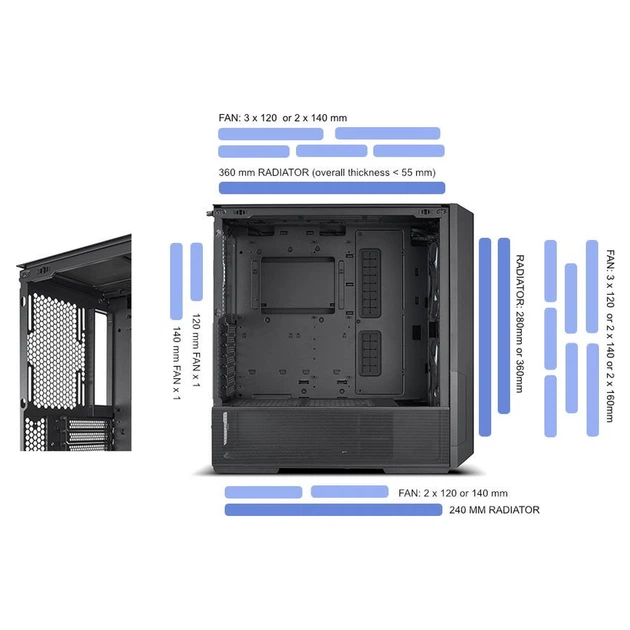 Корпус LIAN LI LANCOOL 216 PC Case Black (G99.LAN216X.00) - зображення 5