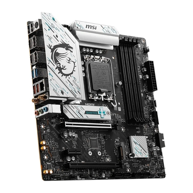 Материнська плата MSI B760M GAMING PLUS WIFI (s1700, Intel B760, DDR5, mATX) - зображення 2