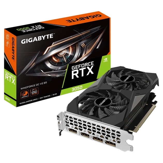 Відеокарта GIGABYTE GeForce RTX 3050 6Gb WINDFORCE OC V2 (GV-N3050WF2OCV2-6GD) - зображення 7