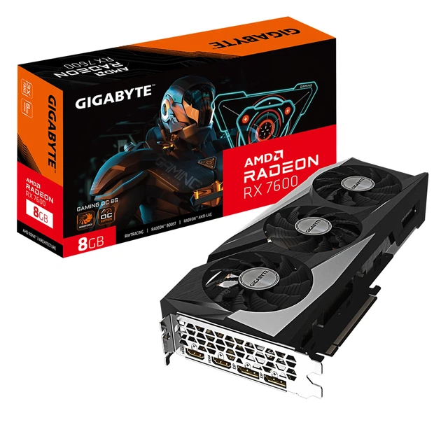 Відеокарта GIGABYTE Radeon RX 7600 GAMING OC 8G - зображення 8