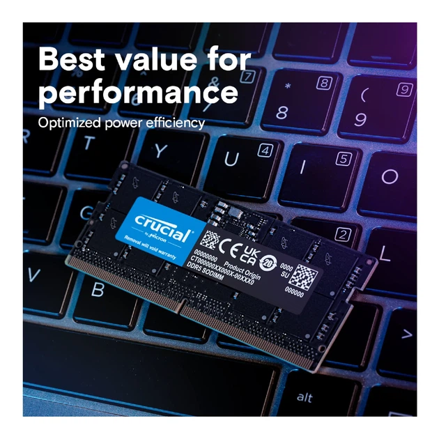 Модуль пам'яті Crucial DDR5-5200 8GB SODIMM CL42 1,1V (CT8G52C42S5) - зображення 3
