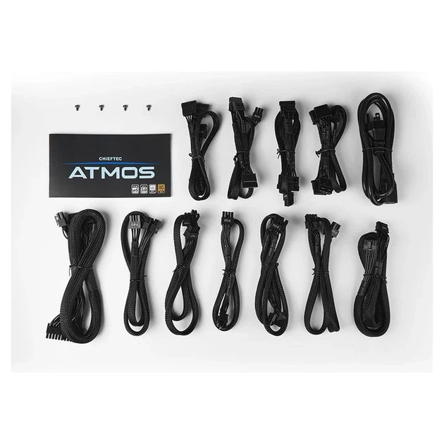 Блок живлення CHIEFTEC ATMOS PCIE5 850W (CPX-850FC) - зображення 6
