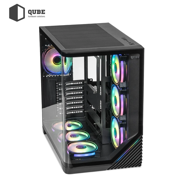 Корпус QUBE Mirage Black (MIRAGE_GBNU3) - зображення 8