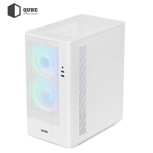 Корпус QUBE GEON ARGB White (GEON_GWNU3) - изображение 7