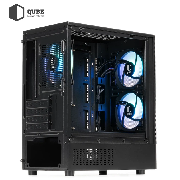 Корпус QUBE GEON ARGB Black (GEON_GBNU3) - Фото 10 Корпус QUBE GEON ARGB Black (GEON_GBNU3) - изображение 10