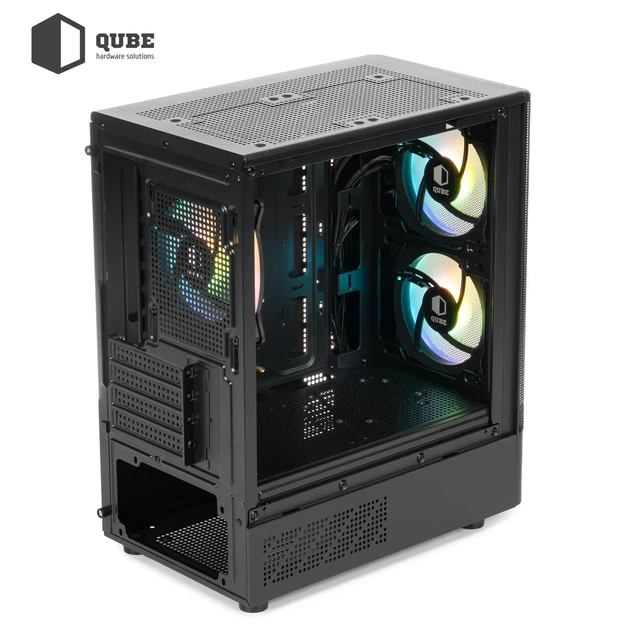 Корпус QUBE GEON ARGB Black (GEON_GBNU3) - Фото 11 Корпус QUBE GEON ARGB Black (GEON_GBNU3) - изображение 11